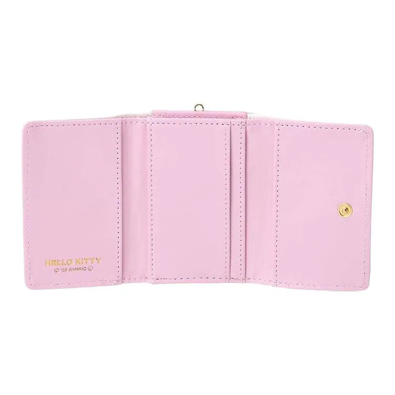 Sanrio Leather Wallet Regular Women's White-3