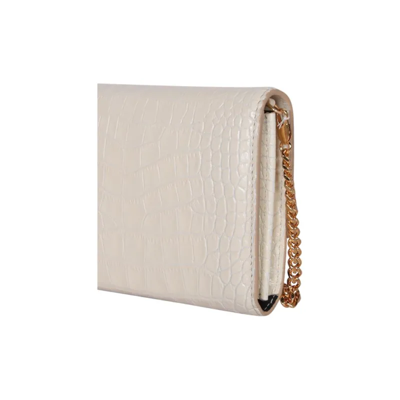 TF Cow Leather Crossbody Bag, Shoulder Bag Women's White-2