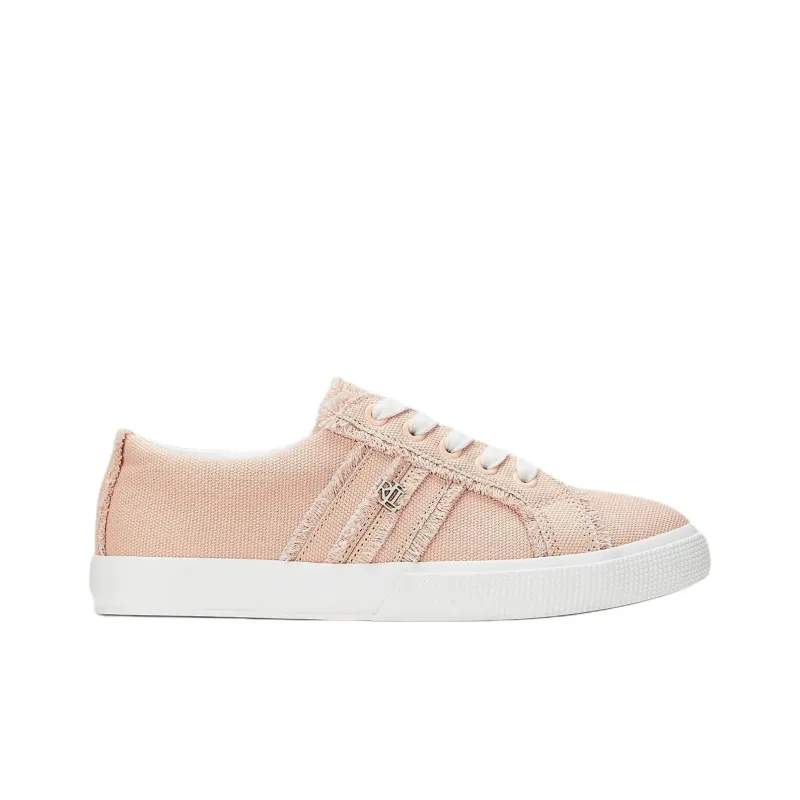 LAUREN RALPH LAUREN Janson Low Top Canvas Shoes Women's Pink-1