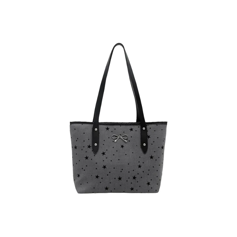 Juju Jimmy Artificial Leather Shoulder Bag Regular Women's Black Gray-6