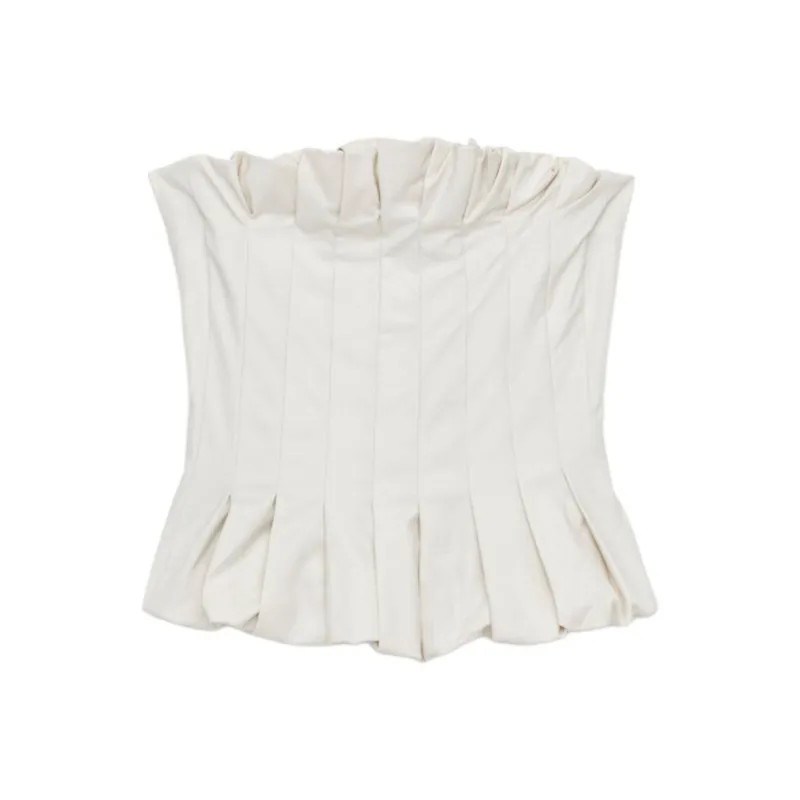 ARKET Strapless Tops Women's Ecru-0