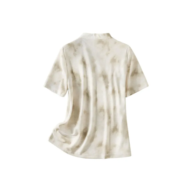 IHIMI Regular T Shirt Women's Blended Green-1