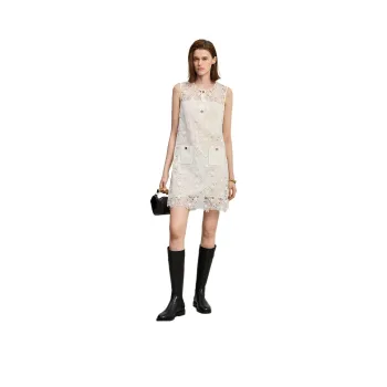 LILY Sleeveless Dresses Women's 604 Ecru