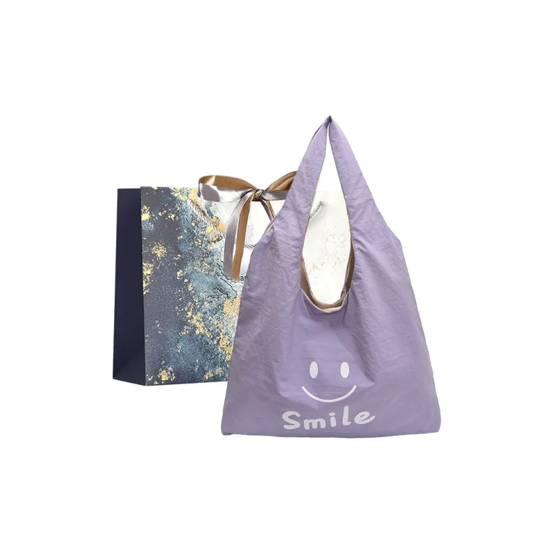 Iman's House Fabric Tote Bag, Shoulder Bag Women's Purple/Ecru/Red/Yellow/Blue-0