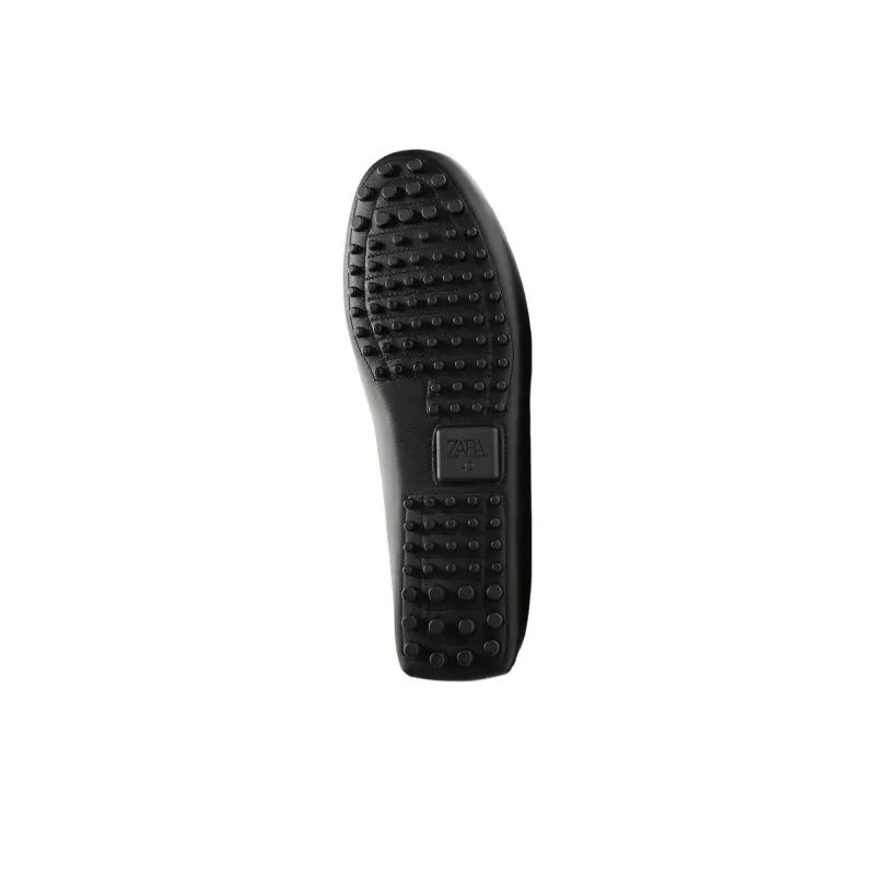 ZARA LIMITED EDITION Boat Shoes Men's Black-3
