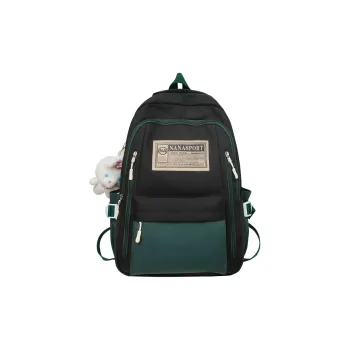 Wolfhorse Nylon Backpack Unisex Black/Red/Green/White/Yellow