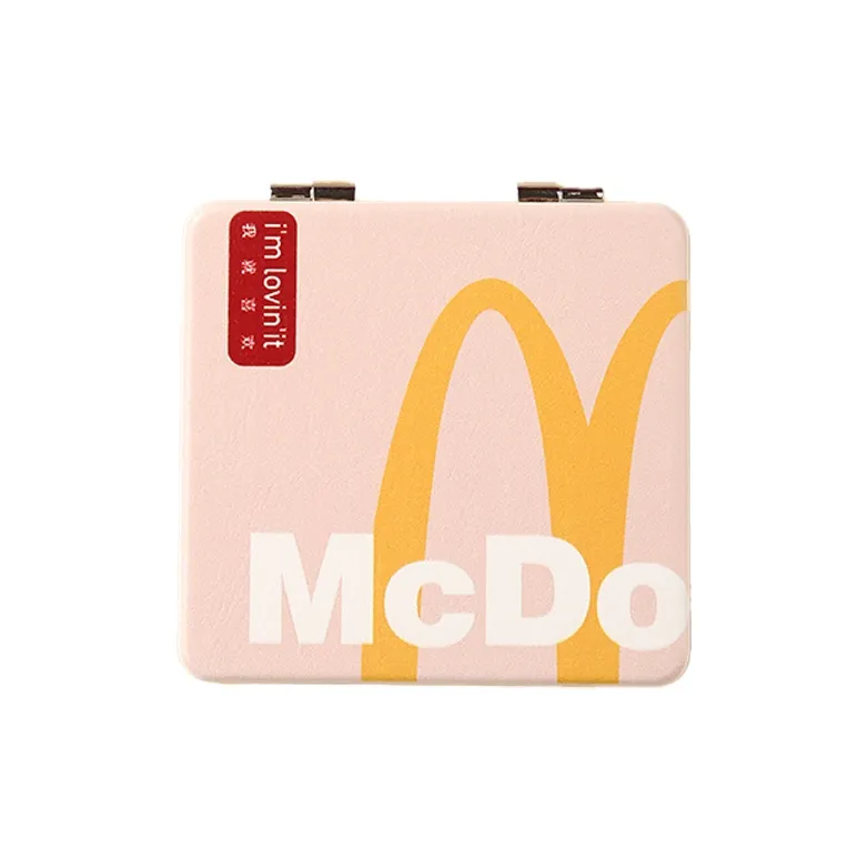 Gentle Welcome Cartoon Mini Small Mirror Portable Cute Handheld Double Sided Refillable-7
