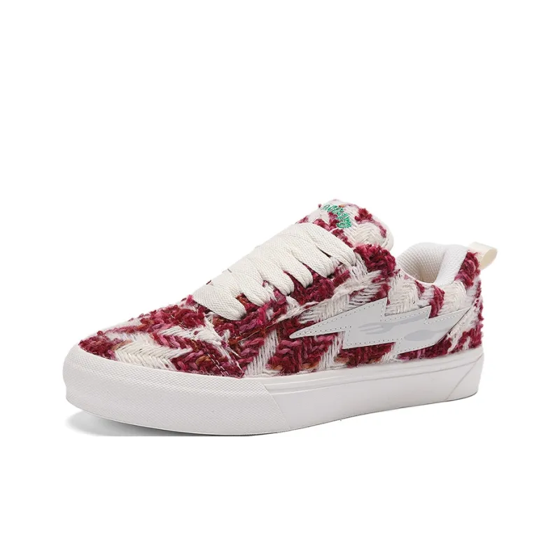 FireMonkey Slip Resistant, Impact Resistant, Abrasion Resistant Low Top Preppy Style Skateboard Shoes Unisex-12