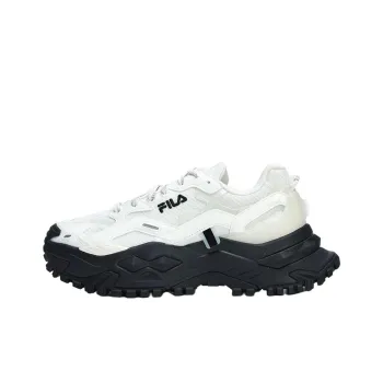 FILA FUSION BIANCO Anti Slip Wear Resistant Low Top Casual Shoes Women's White