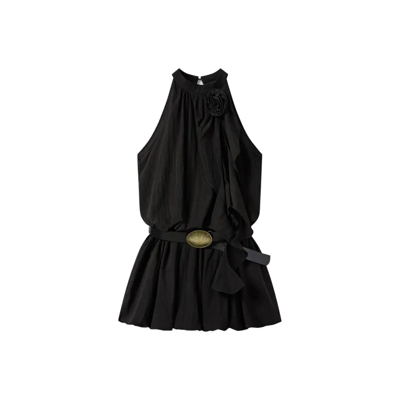 PAZZO Cinched Waist Sleeveless Dress Women's-5
