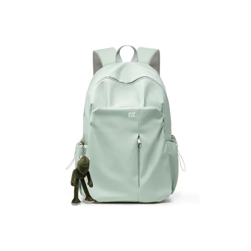 KEYSTREET Fabric Backpack Laptop Backpack Tubas Unisex Black/Ecru/Green/Blue/Burgundy-74