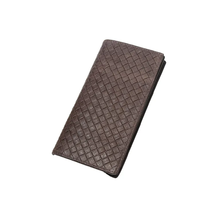 Yalu Cow Leather Wallet Unisex Black/Coffee-3