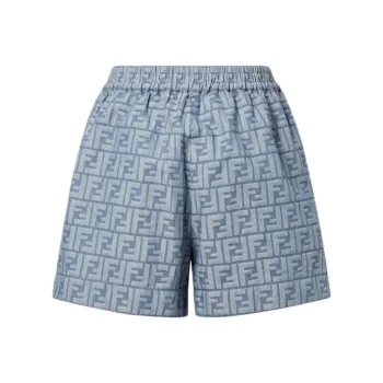 FENDI Denim Shorts Men Blue