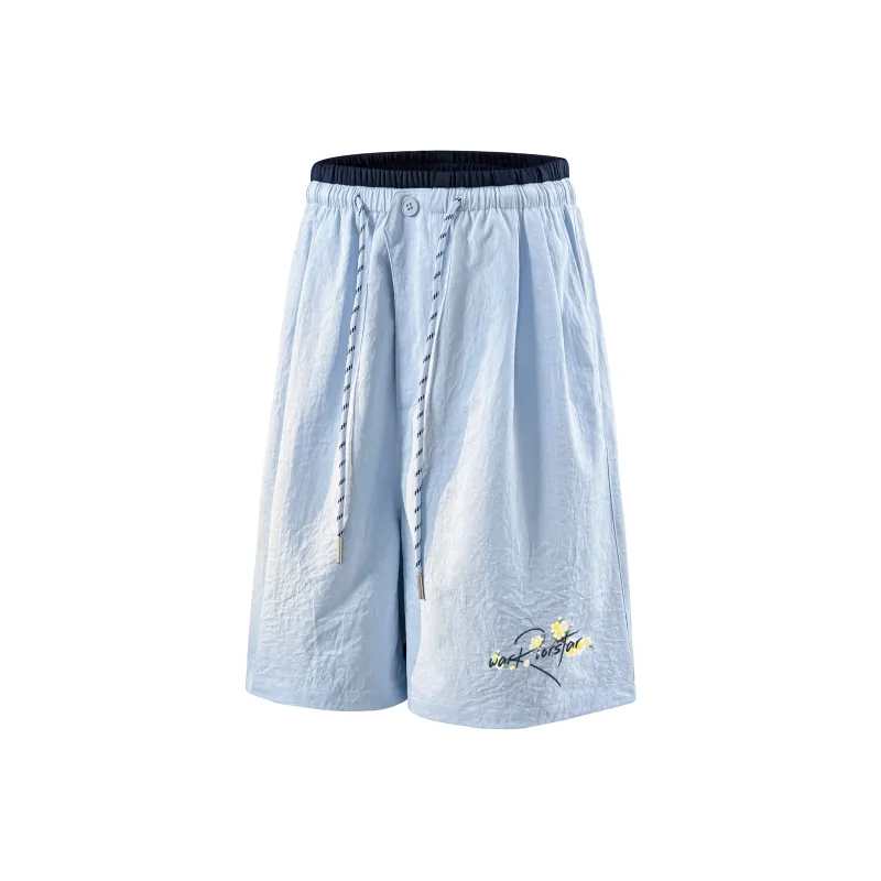 Warrior Huichao Riding The Wind Collection Casual Shorts Unisex-0