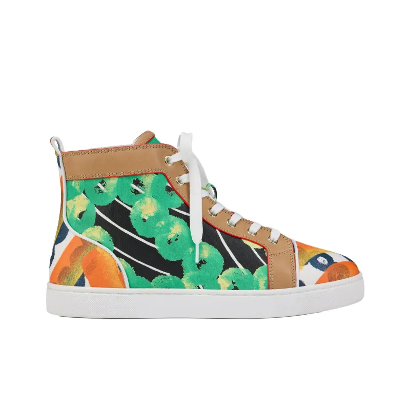 CL Louis High Top Skateboard Shoes Men's Green-1