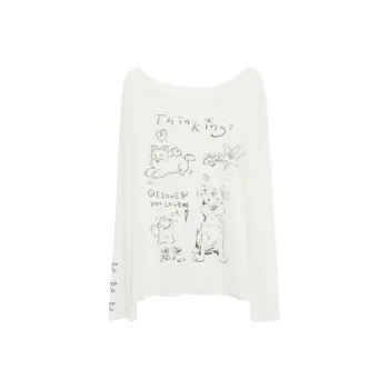 YGPRW T Shirts Women's White