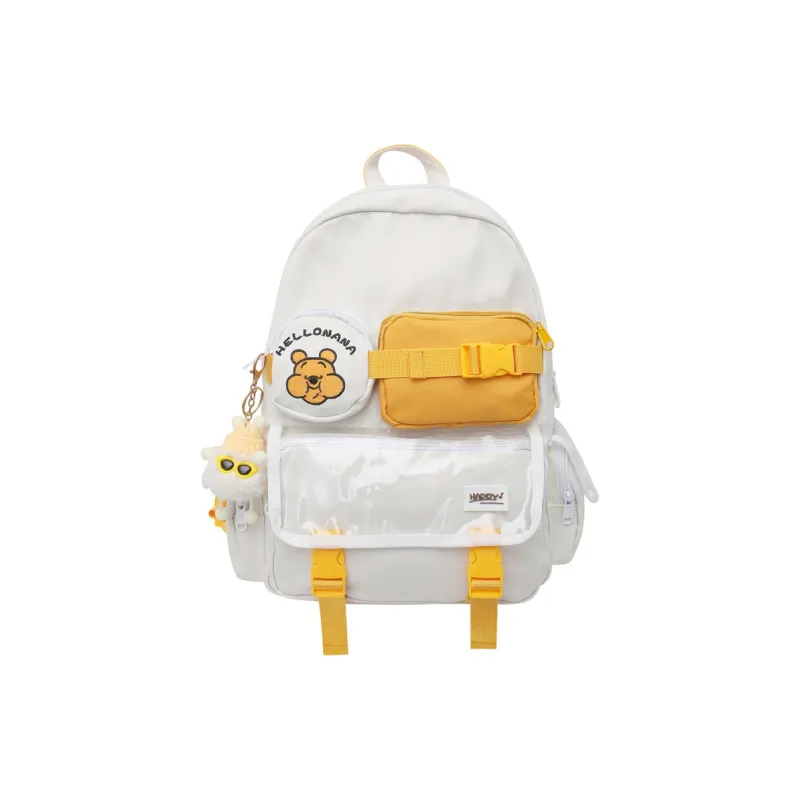 Wolfhorse Nylon Backpack Unisex Multicolor-21