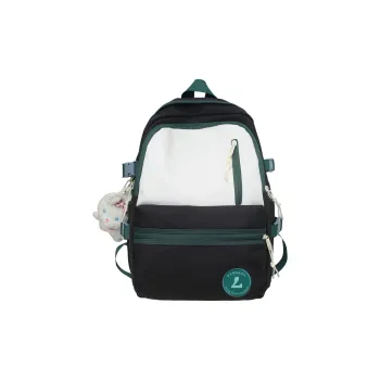Wolfhorse Nylon Backpack Unisex Black/Blue/Pink/Khaki