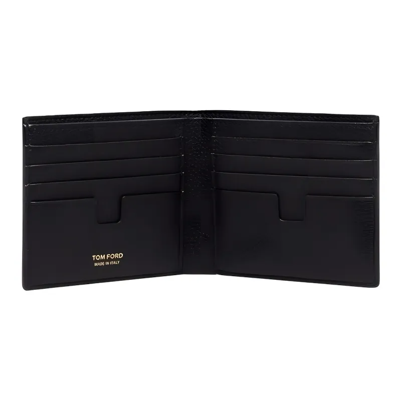 TOM FORD Cow Leather Wallet Men's Black-2