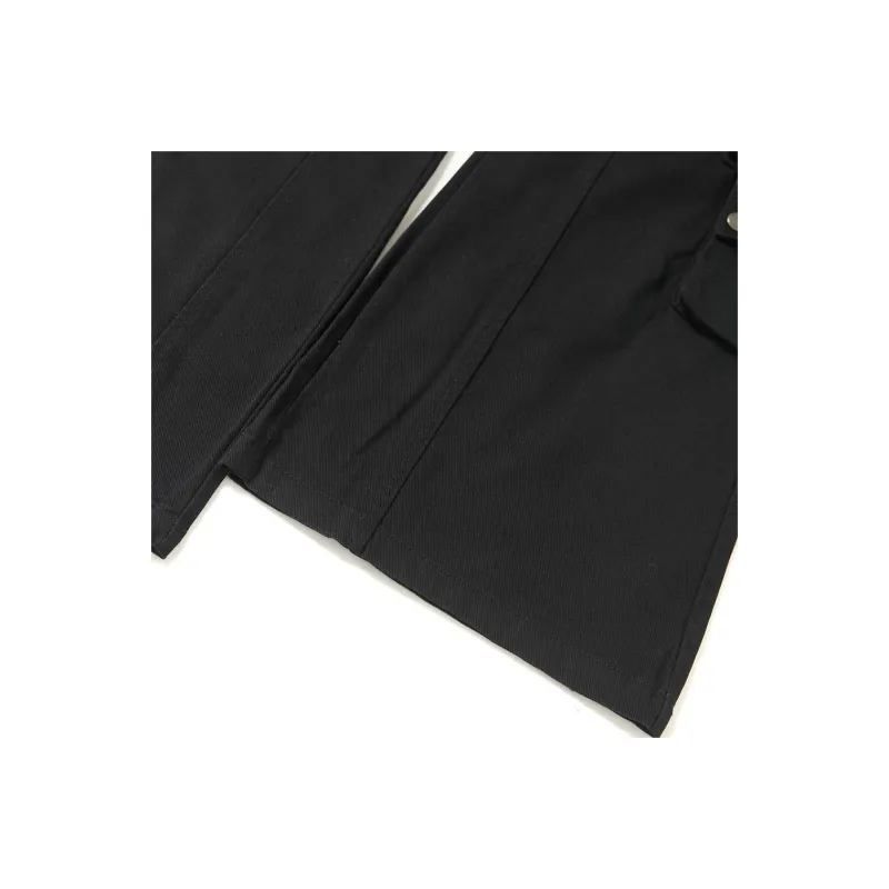 BABUGGE Cargo Pants Unisex Black-4