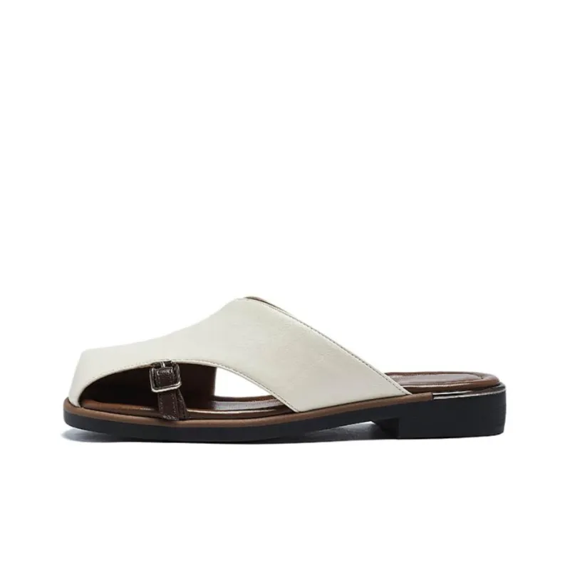 15 MINS Closed Toe Slippers 3cm Women's-7