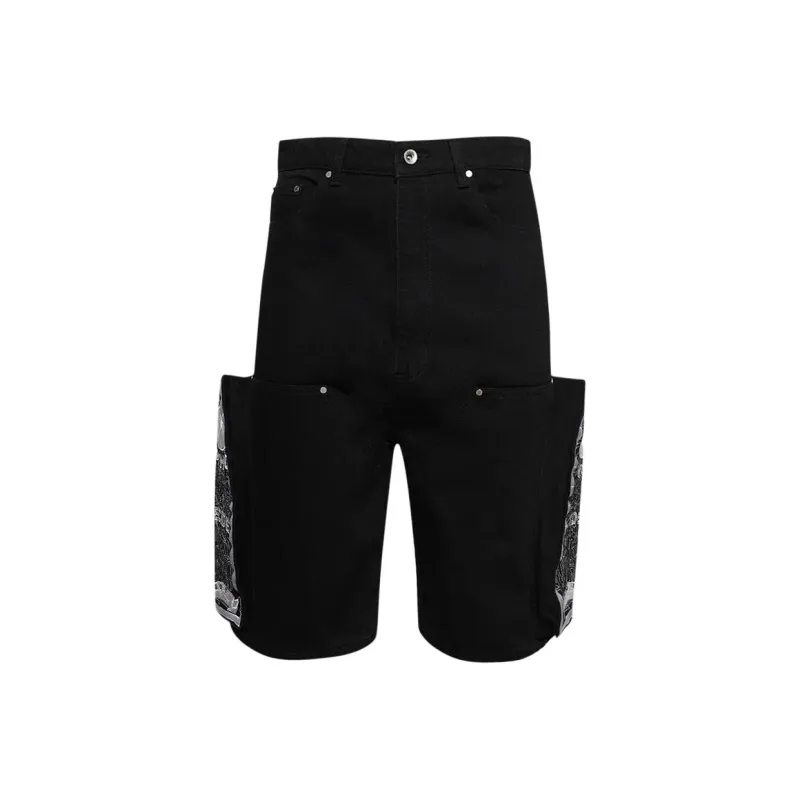 Who Decides War Embroidered Cargo Shorts-0