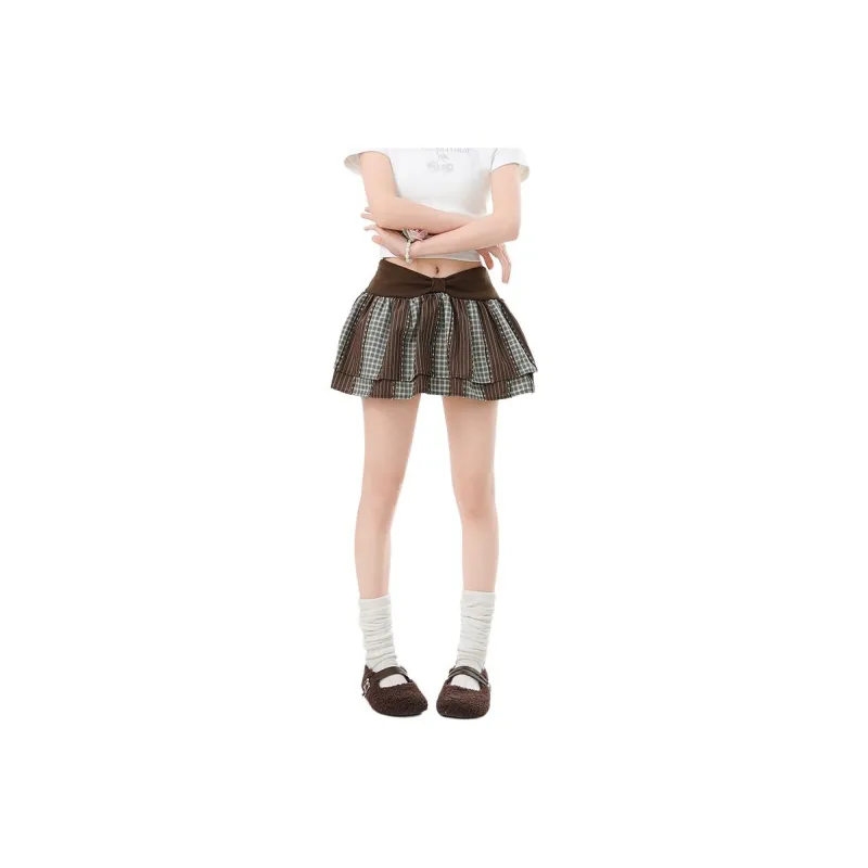 YINLEI Casual Short Skirts Women's-0
