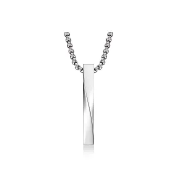 IDEAGEMER 925 Sterling Silver Necklaces Men's