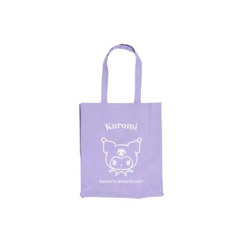 Sanrio Cotton Canvas Tote Bag, Shopping Bag, Shoulder Bag Women's Purple