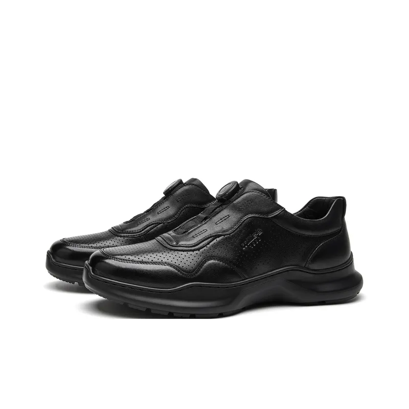 MILLIE'S Abrasion Resistant, Lightweight, And Breathable Low Top Casual Shoes Men's Black-2