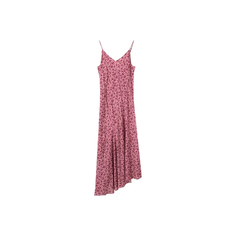 3COLOUR Slip Dresses Women's Rose Red Floral-0