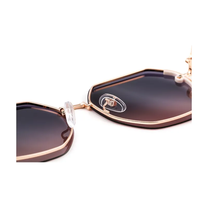 VEGOOS Metal Irregular Shape Sunglasses Women's-3