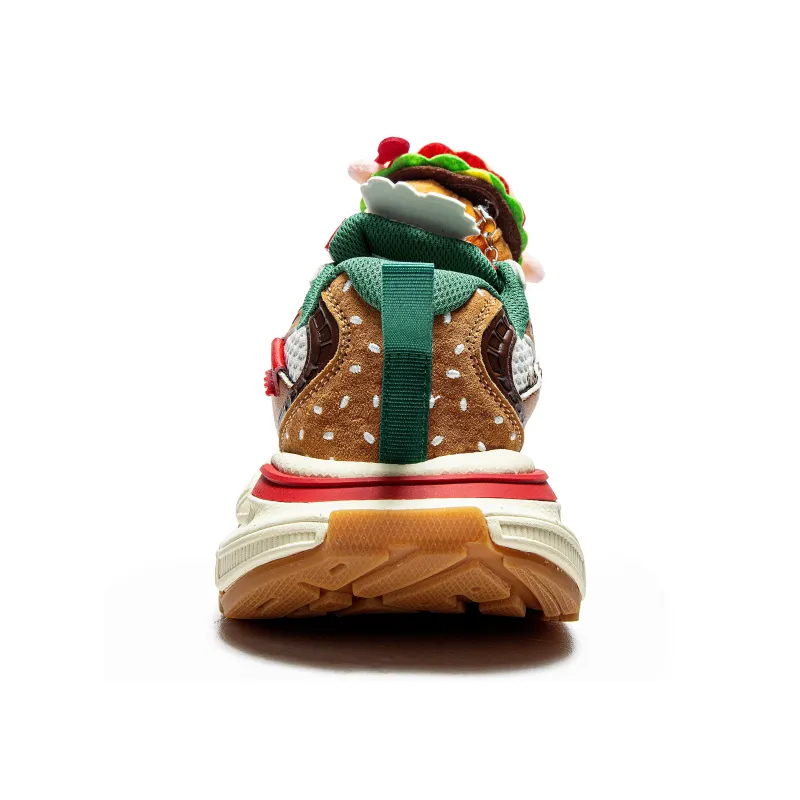 Shug Anti Slip And Wear Resistant Height Increasing Low Top Chunky Sneakers Unisex-9