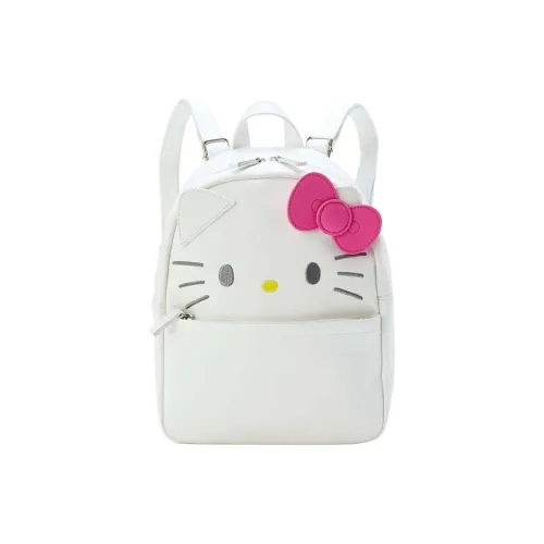 Sanrio Hello Kitty PU Backpack Women's White