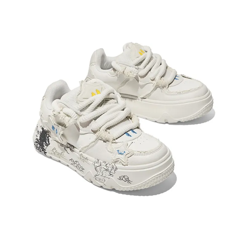 Stateof Stars Anti Slip Wear Resistant Low Top Skateboard Shoes Unisex-15