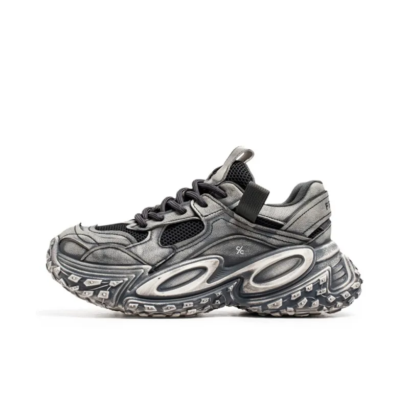 Colorful Creations Slip Resistant, Abrasion Resistant, Breathable, Height Increasing Chunky Sneakers Men's-4