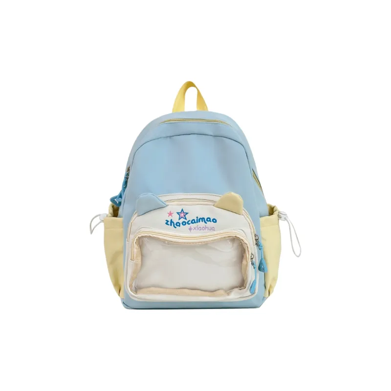 Vack Nylon Backpack Unisex Multicolor-13