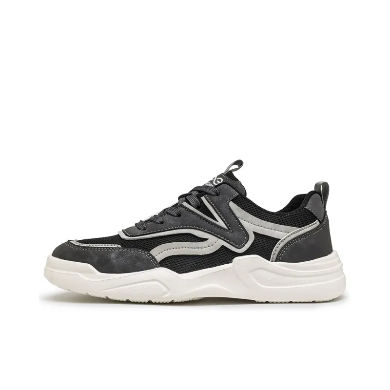 LINGPAO Shock Absorbers With Abrasion Resistant And Slip Resistant Properties Low Top Casual Shoes Men's-5