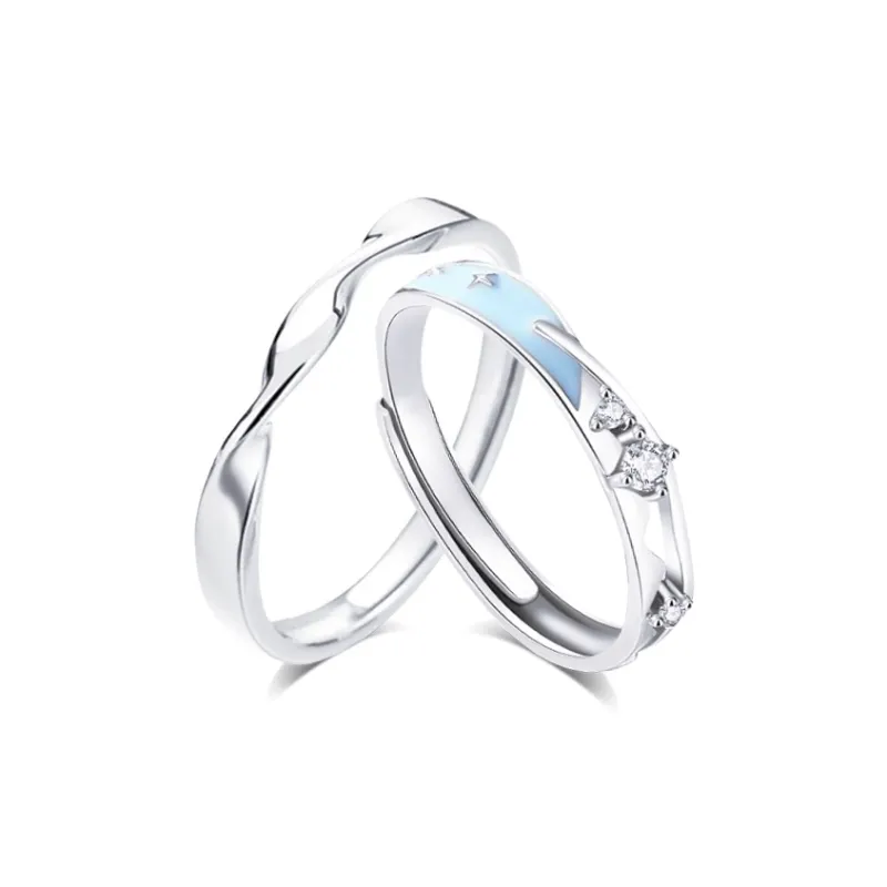 KUMET Sterling Silver Rings Unisex-0