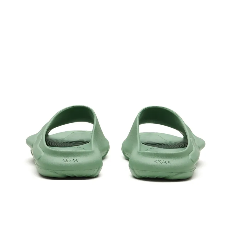 EQLZ EQUALIZER Slip Resistant Abrasion Resistant Cushioning Slide Slippers Unisex Seaweed Green-4