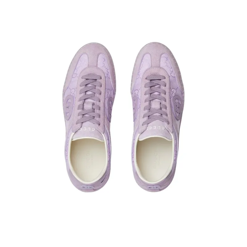 GUCCI G75 Low Top Skateboard Shoes Women's Purple-3