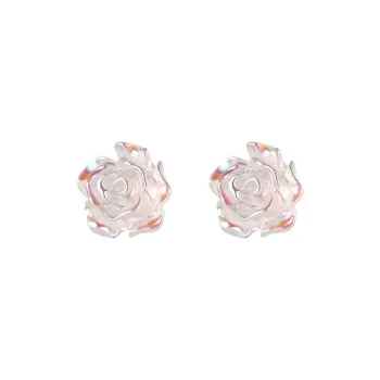 CENTURY&KINDLE S925 Silver Stud Earrings Women's