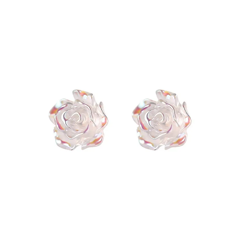 CENTURY&KINDLE S925 Silver Stud Earrings Women's-0