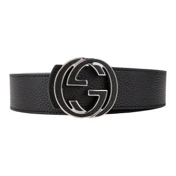 GUCCI Logo Plaque Belt