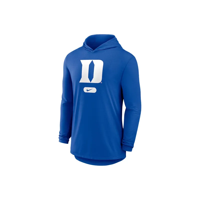 Nike Duke Men's Nike Dri FIT College Long Sleeve Hooded T Shirt-0