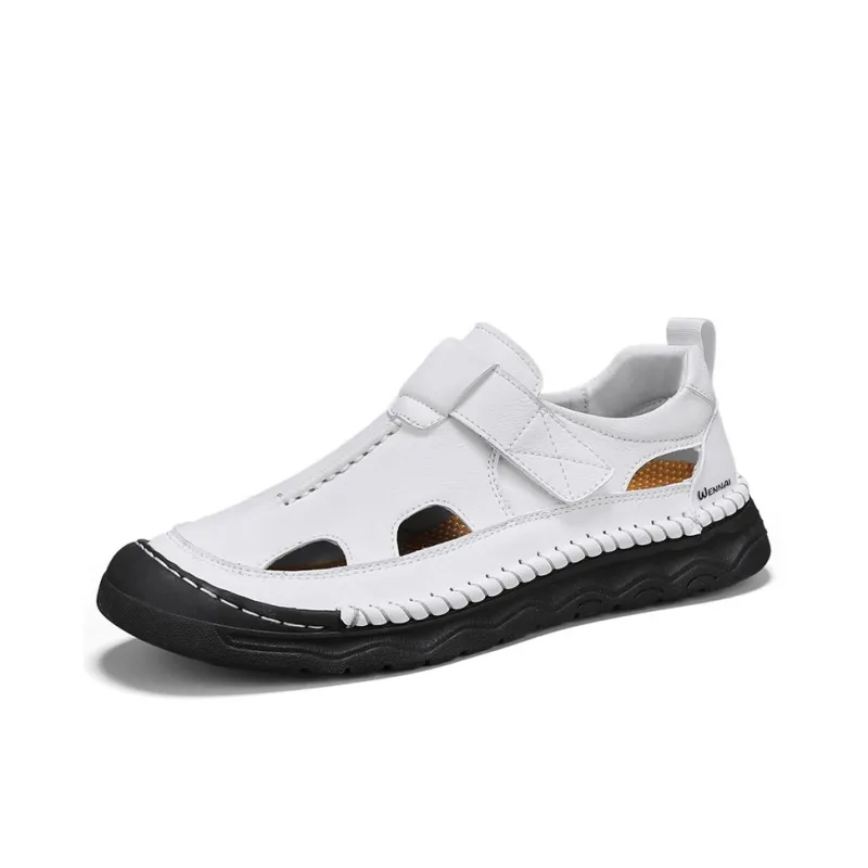 Wen Nai Casual Shoes Men's White-1
