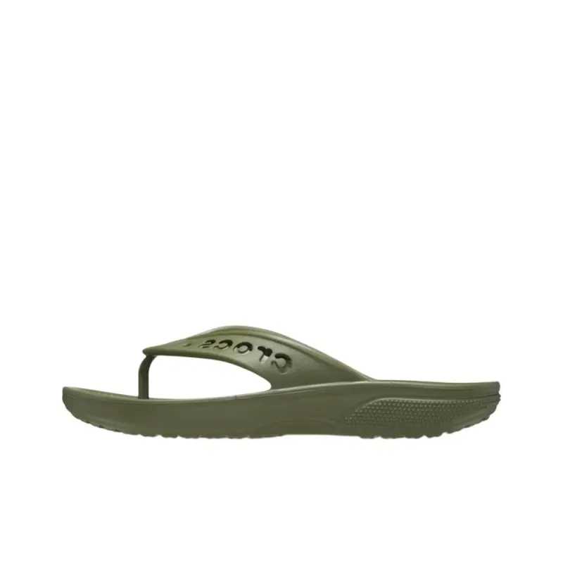 Crocs Baya 2 Abrasion Resistant Flip Flops Unisex Green-0