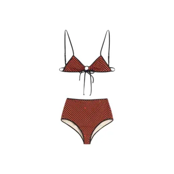 Valentino SS25 Bikini Women's Red Black