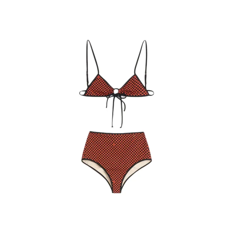 Valentino SS25 Bikini Women's Red Black-0