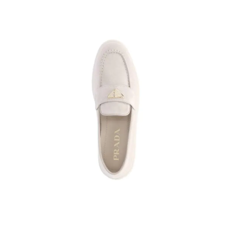 PRADA Loafers Women's Desert Yellow-4